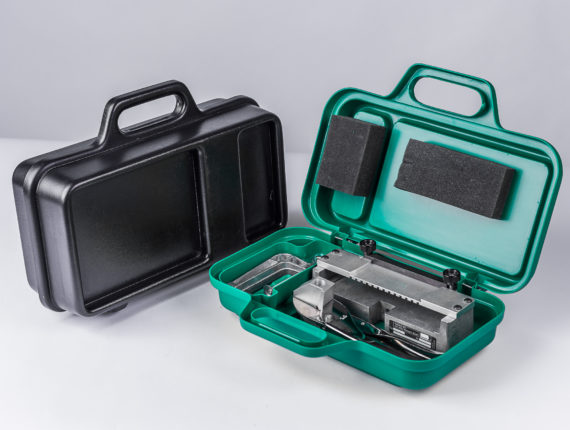 Geräte-Verpackung, bzw. -Präsentations-Koffer aus PS