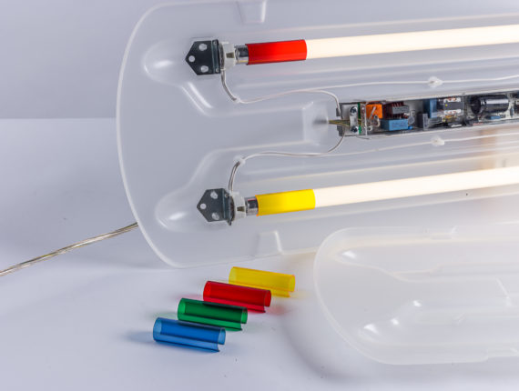 Lampen-Gehäuse - Leuchtmittel-Gehäuse aus Acryl